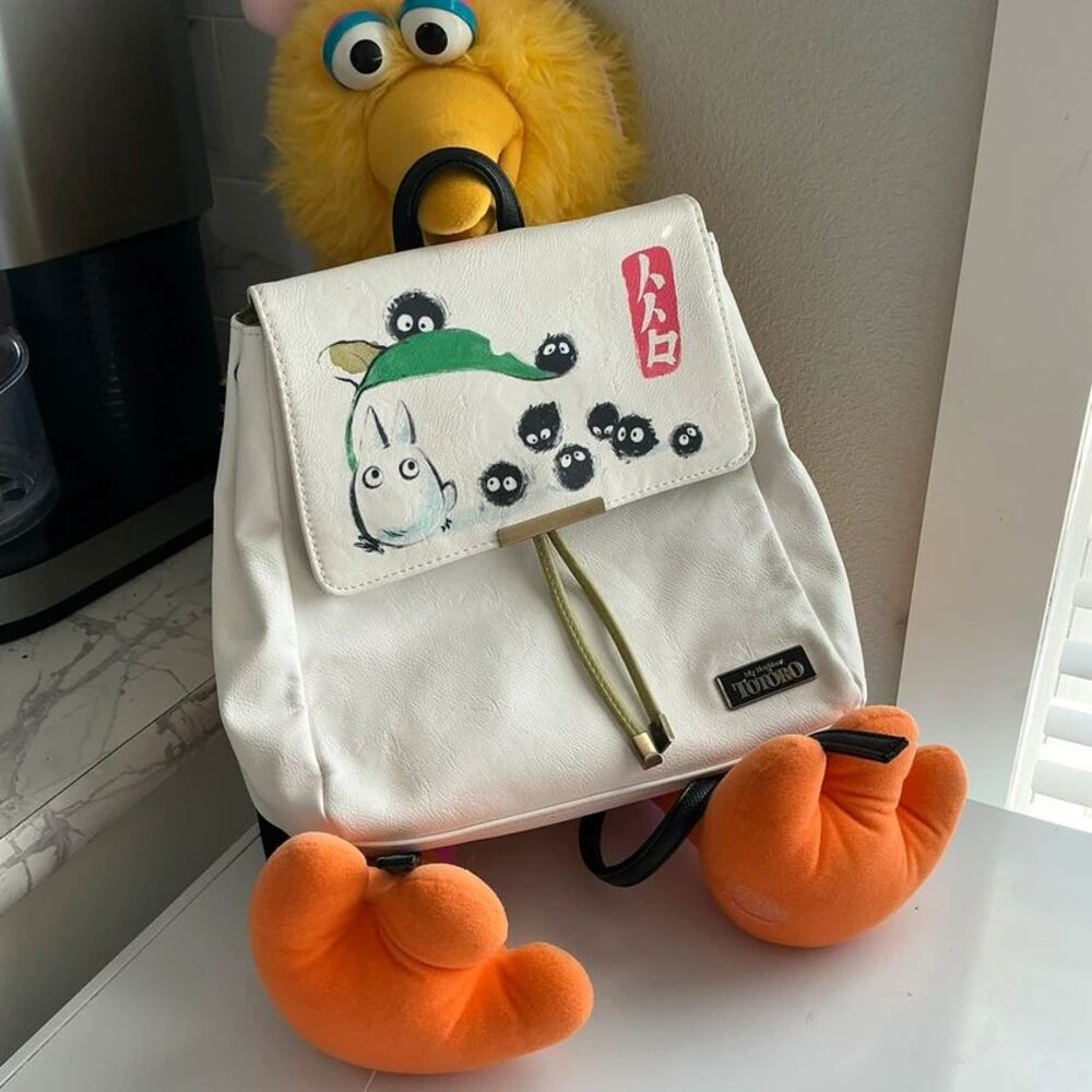 Studio Ghibli Totoro Backpack White Cute Anime